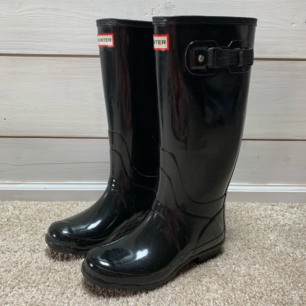 Hunter Gloss Tall Rain Boots
